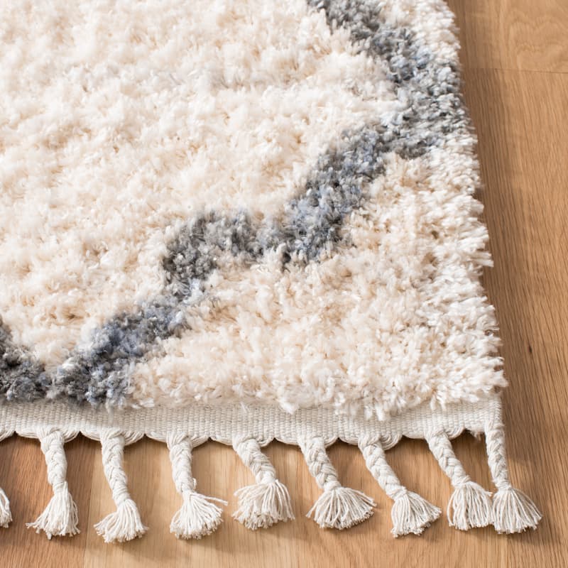 SAFAVIEH Berber Fringe Edelinde Melva Trellis Rug