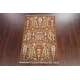 preview thumbnail 11 of 14, Floral Animal Pictorial Ziegler Oriental Area Rug Handmade Wool Carpet - 3'4" x 4'11"