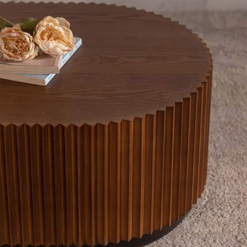 Modern Stylish Wooden Coffee Table Set for Living Room,Set of 2