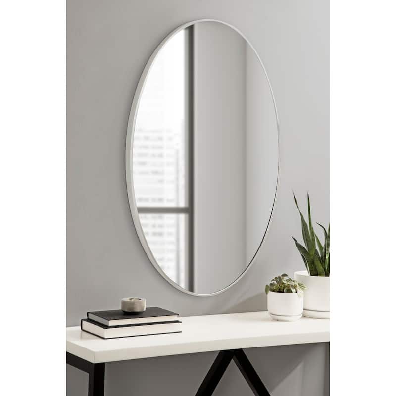 Kate and Laurel Zayda Metal Oval Mirror - 24x36