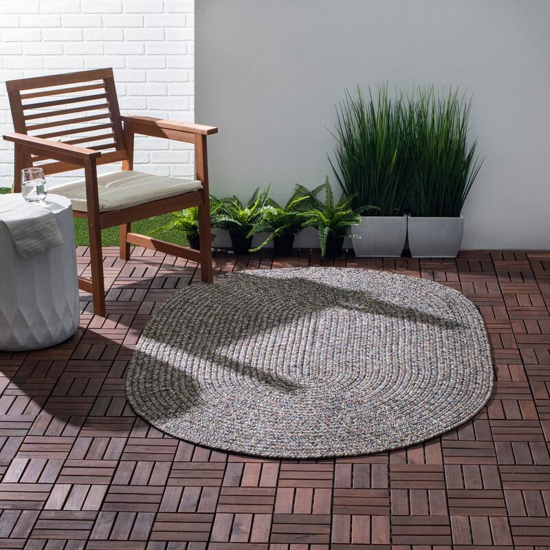 Rhody Rug Sandi Indoor/Outdoor Braided Rug