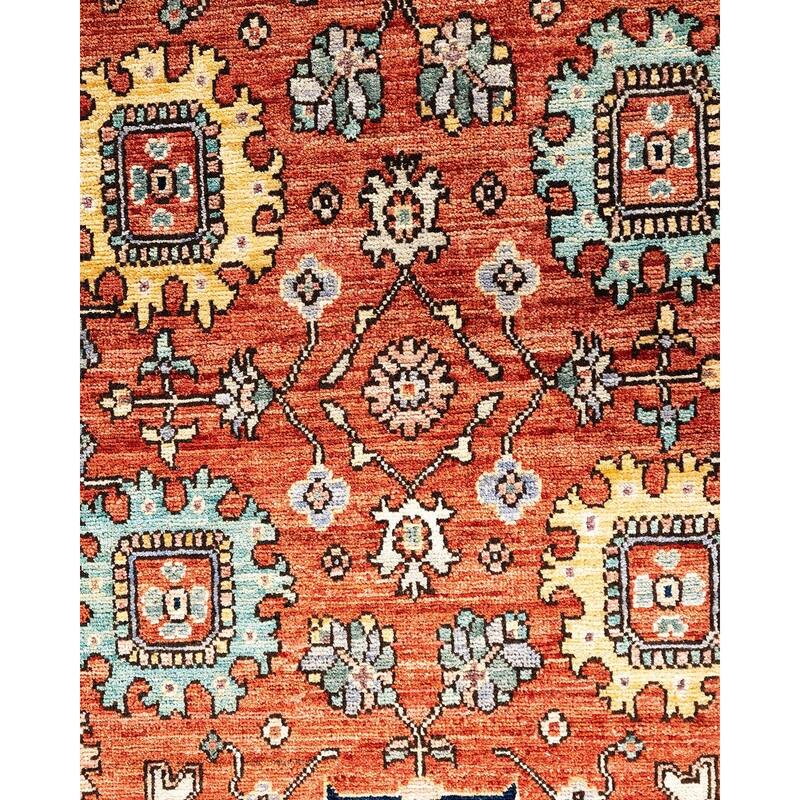 Serapi, One-of-a-Kind Hand-Knotted Area Rug - 4' 0" x 5' 11"