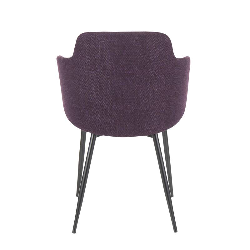 Carson Carrington Iglabo Dining/Accent Chair with Half-Lap Metal Legs (Set of 2)