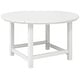 preview thumbnail 132 of 180, Polytrends Laguna Kids Outdoor 38" Round Poly Dining Table for Children White