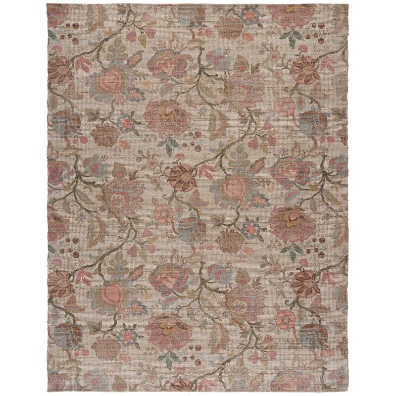 SAFAVIEH Handmade Saffron Aniko Jute & Chenille Rug