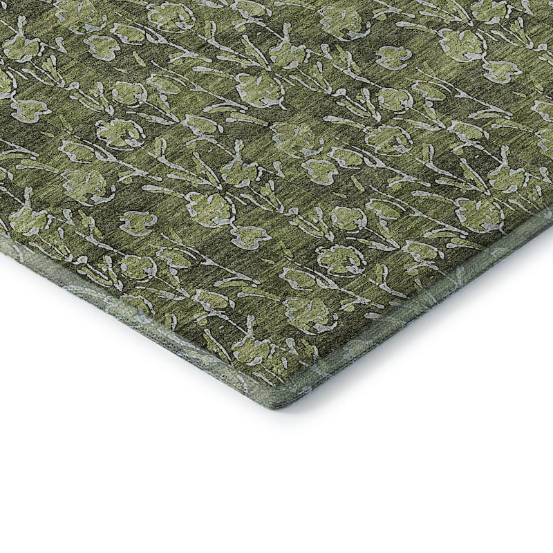 Premium Washable Super Soft Floral Contemporary Mayfield Rug