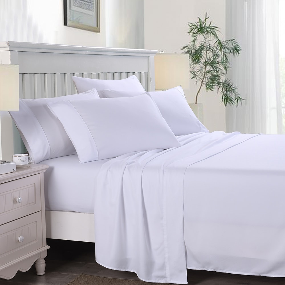 Luxury Ultra Soft 6-piece Bed Sheet Set by Home Collection - On Sale - Bed  Bath & Beyond - 28069479