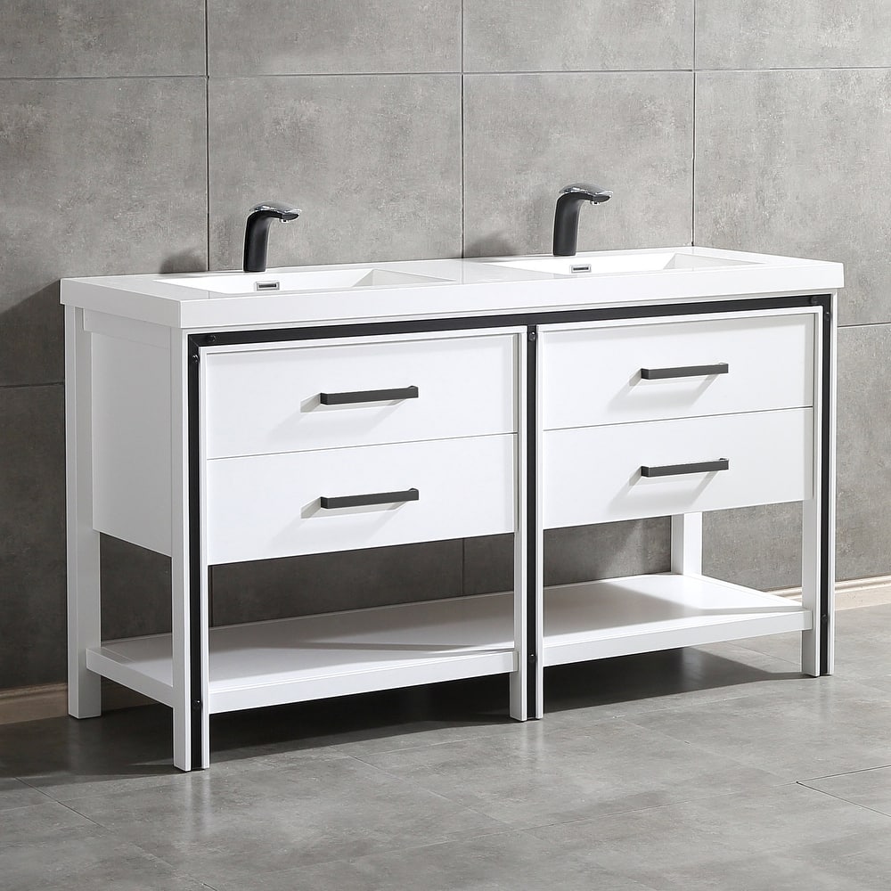 Thornton 60" Double Bathroom Vanity Set