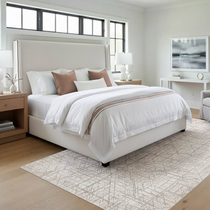 Wyatt & Ash Dream Mink Printed Chenille Rugs