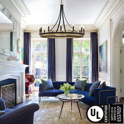 Acroma 12-light 40In Modern Farmhouse Large Empire Chandelier