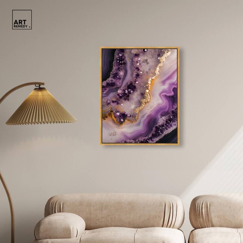 Amethystine Dream I Canvas by Art Remedy