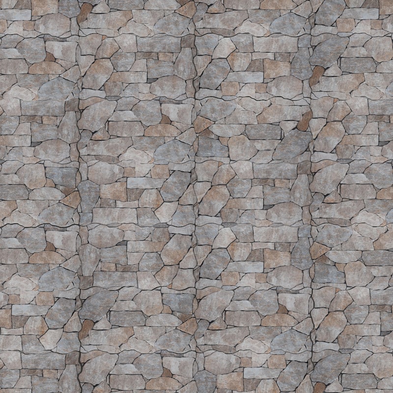 Merola Tile Andorra Gris 10-3/8" x 18-3/4" Ceramic Wall Tile - Case (8 Tiles)