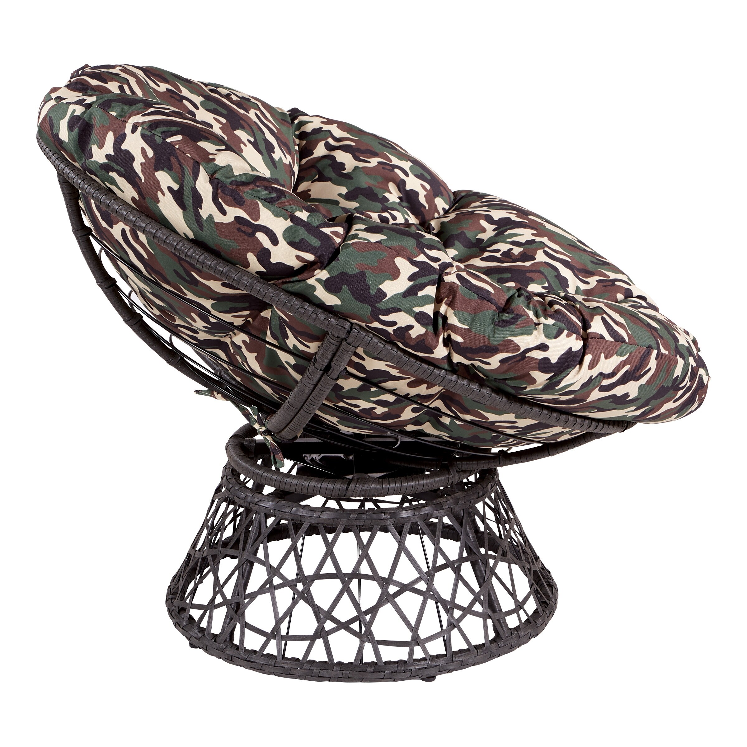 The curated nomad avoca sale woven wicker papasan chair
