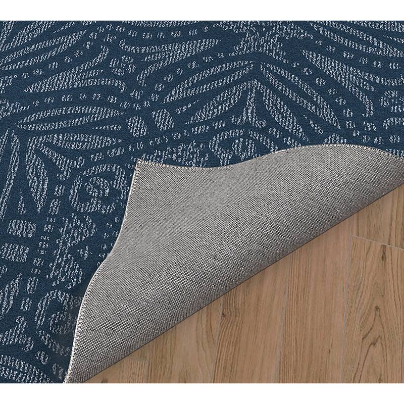 GRIFFORD BLUE Kitchen Mat By Marina Gutierrez Bed Bath & Beyond