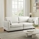 preview thumbnail 112 of 147, Corduroy Upholstered Modular Sectional Sofa for Living Room BEIGE 2-PIECE