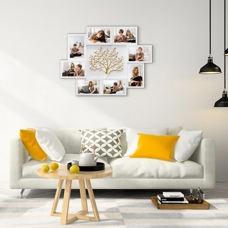 JERRY & MAGGIE - Cornice portafoto Quadrata, 24 x 24 cm, in PVC, Multicolore Ceneri