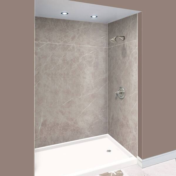 Transolid Expressions 32 In X 60 In X 96 In Glue To Wall Shower Walls 60 X 32 X 96 Overstock 31497599