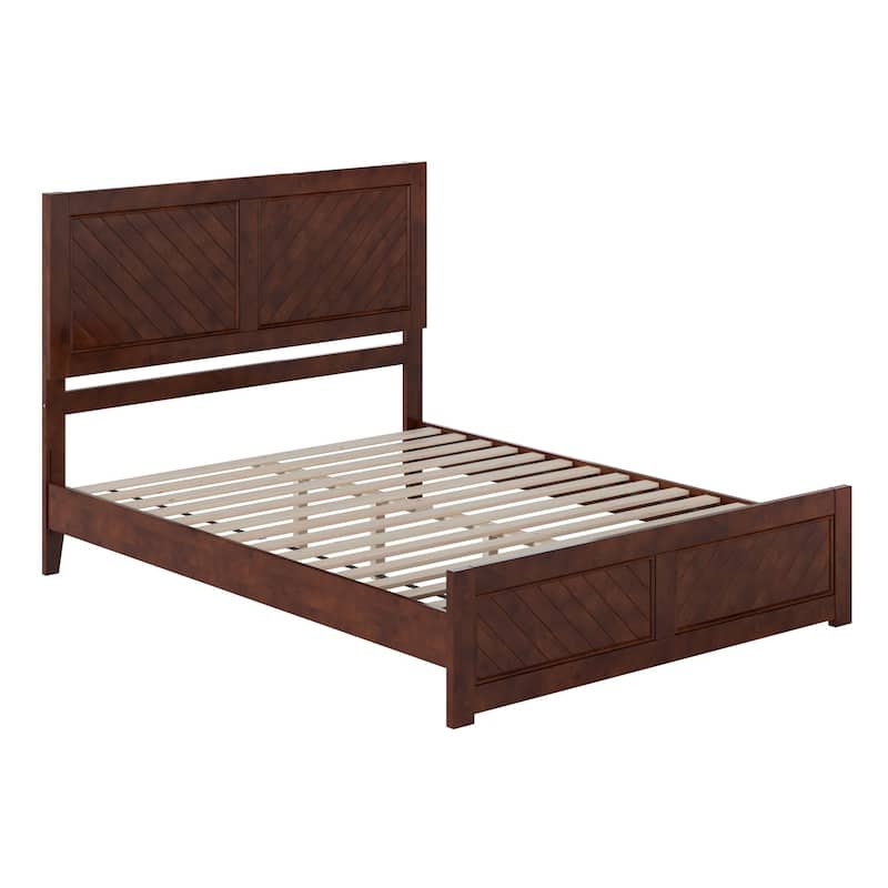 Berkshire Queen Low Profile Platform Bed with Matching Footboard