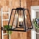 preview thumbnail 2 of 3, SAFAVIEH Lighting Rydler 13" Outdoor Pendant - 13" x 12" x 16" - W/D/H