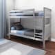 Max and Lily Twin over Twin Bunk Bed - Grey