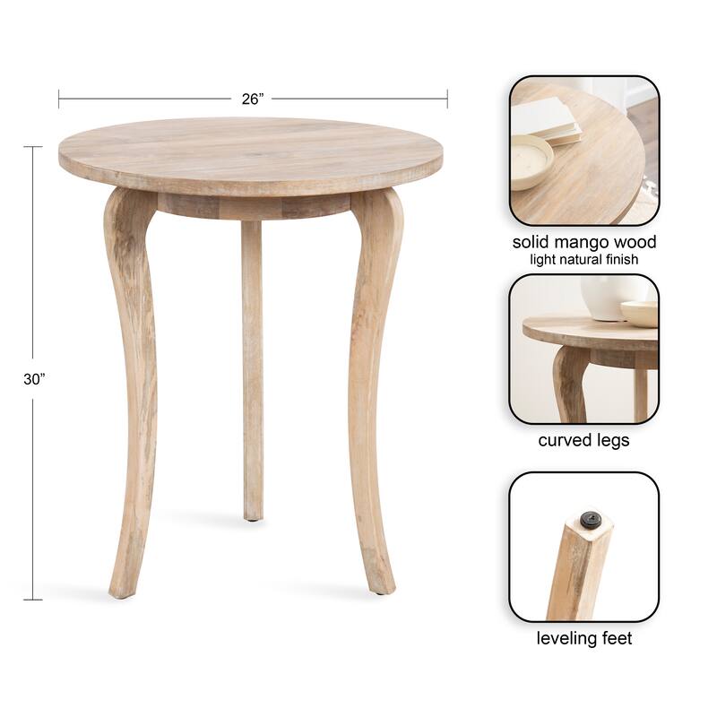 Kate and Laurel Mariona Round Entryway Table