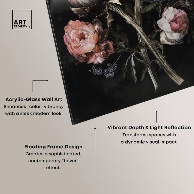 Moody Artichoke III Acrylic by Art Remedy, Ready to Hang