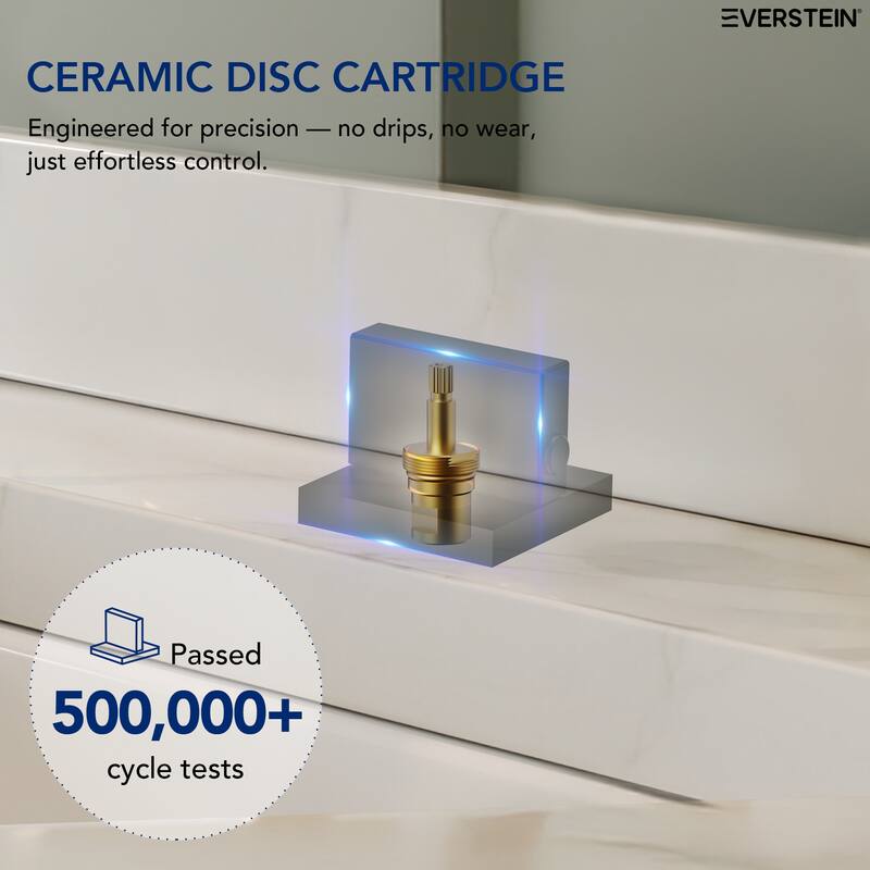 High-Arc Widespread Bathroom Sink Faucet, Double Handle 3-Hole Bathroom Faucet