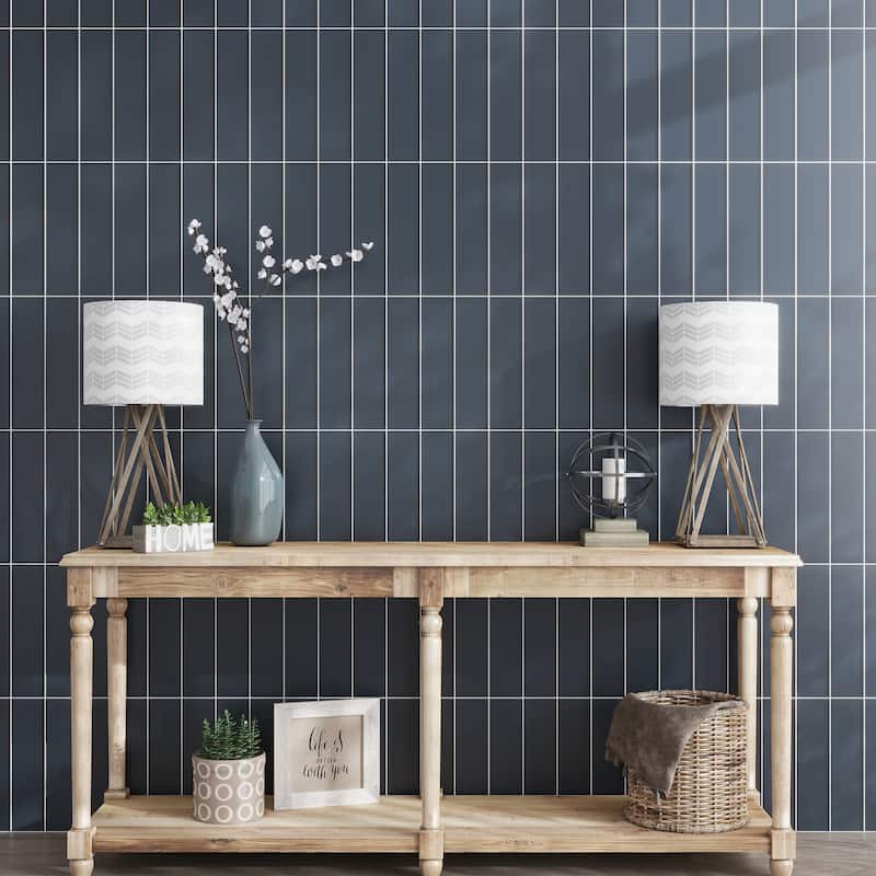 Apollo tile 3" x 12" Colorway Matte Coin Gray Glass Tile (5 sq ft/case) - 20 Pack