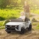 preview thumbnail 2 of 7, Qaba 2-Seater Ride on Truck, 12V Cadillac Escalade IQ 2025 Licensed Kids Electric Car with 10AH Big Battery, White