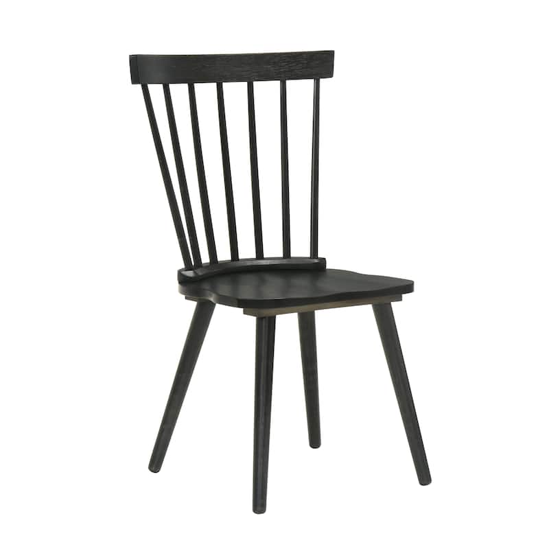 2 Pieces Set Dining Side Chair Rustic Modern Farmhouse Design Retro Design Easy to Assembly