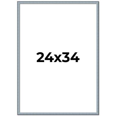 24x34 Frame Rustic Sky Blue Solid Wood Picture Frame | 0.75 Inch