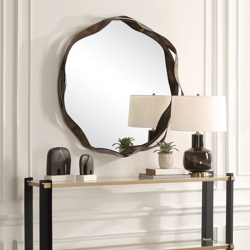 Uttermost 08225 Catch The Wave 41" Diameter Circular Flat Accent