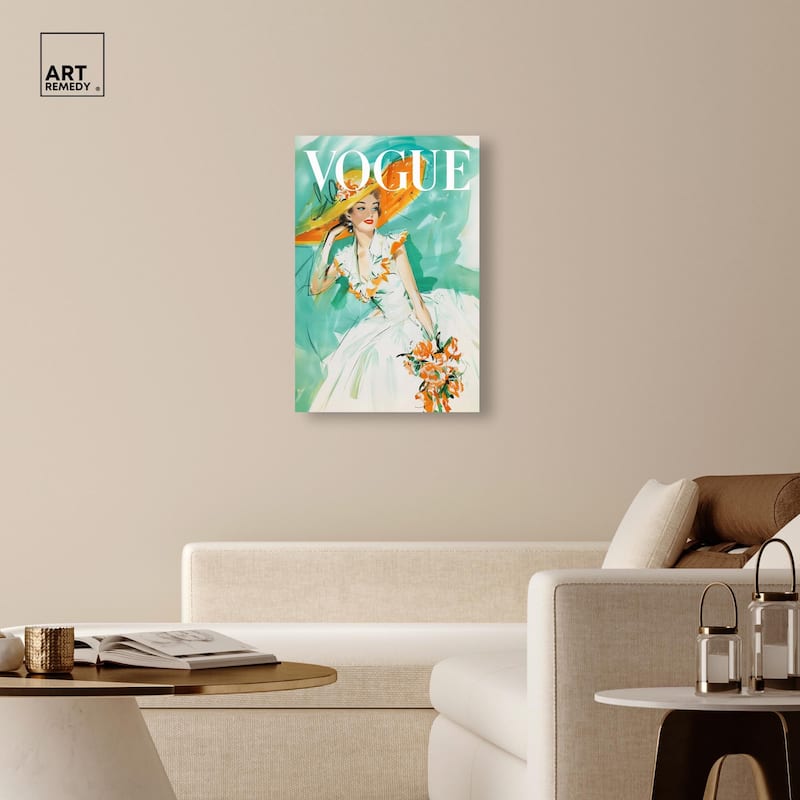 In the Summer Breeze Cover Canvas by Art Remedy, Gallery Wrapped