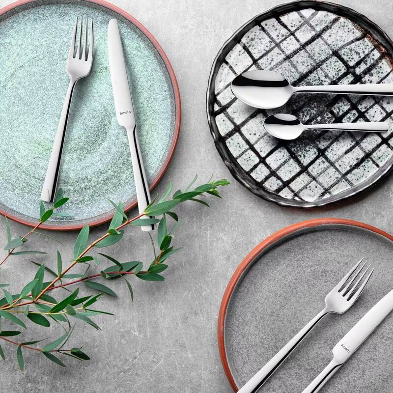 Amefa Moderno 20 Piece 18/10 Stainless Steel Flatware Set
