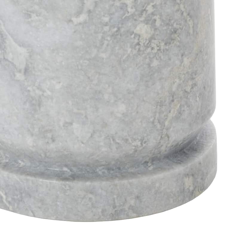 SAFAVIEH Couture Valentia Round Marble Accent Table - 10" W x 10" D x 18" H