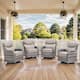 Option Grey Wicker Grey Cushion