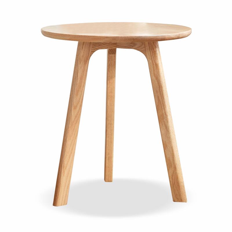Round End Table,Small End Table,Side Table,Coffee Table,Bedside Table,Night Stand with Wood Legs