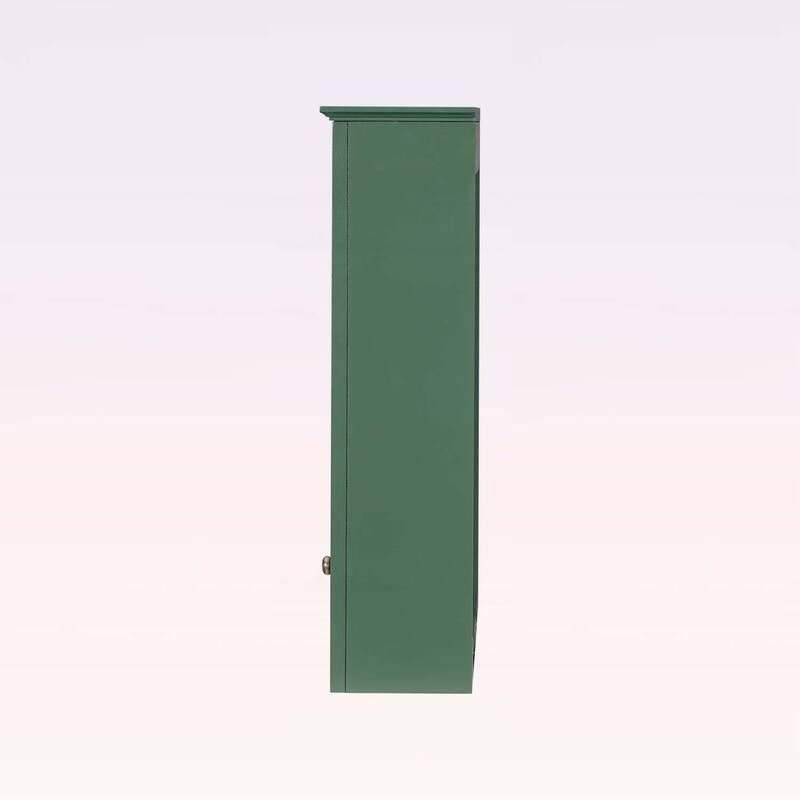 30'' x 28'' Wall Mounted Bathroom Storage Cabinet with Mirror,Modern Design,3 Open Shelves,and Concealed Storage
