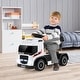 preview thumbnail 22 of 34, 6V Kids Electric Ride-on Truck with Height Adjustable Seat - 28" x 12" x 18"