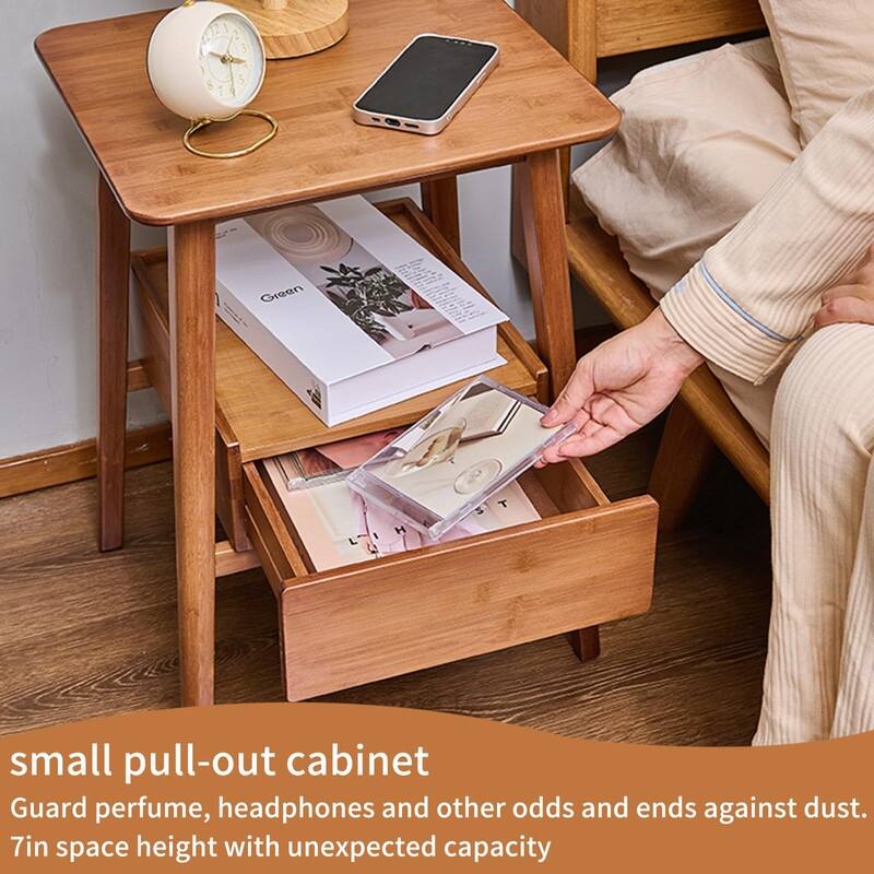 Bamboo Modern Nightstand