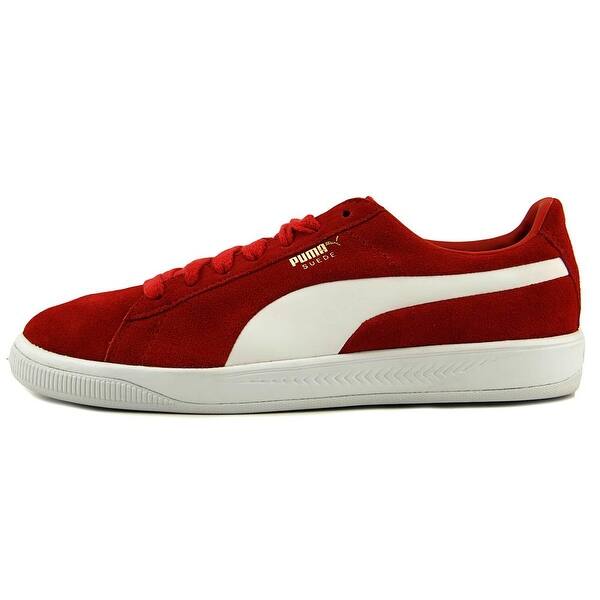 Shop Puma Suede Ignite Men Round Toe Suede Red Sneakers Overstock 19842836