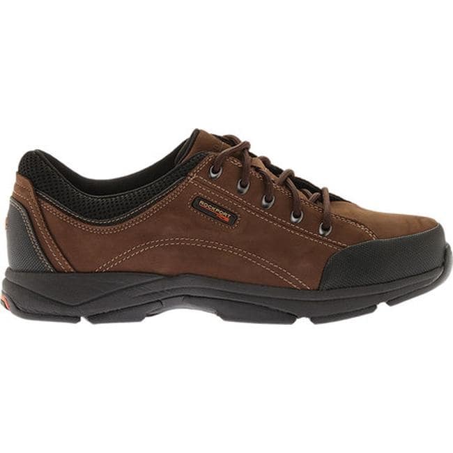 Shop Rockport Men S Chranson Dark Brown Black Leather Overstock