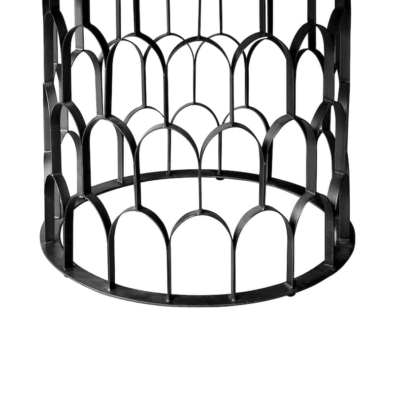Gatsby 55 inch Art Deco Round Dining Table with Pedestal Base