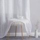 preview thumbnail 30 of 87, HLC.me Madison Faux Linen Textured Sheer Privacy Sun Light Filtering Window Grommet Thick Curtains Panels, Set of 2