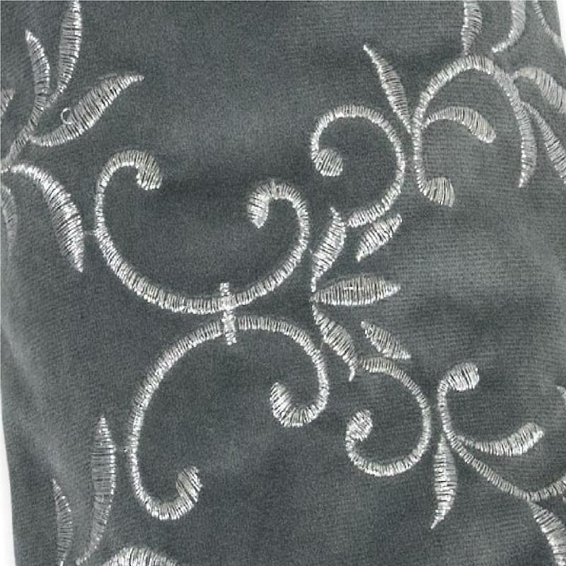Homey Cozy Floral Velvet Embroidered Christmas Stocking