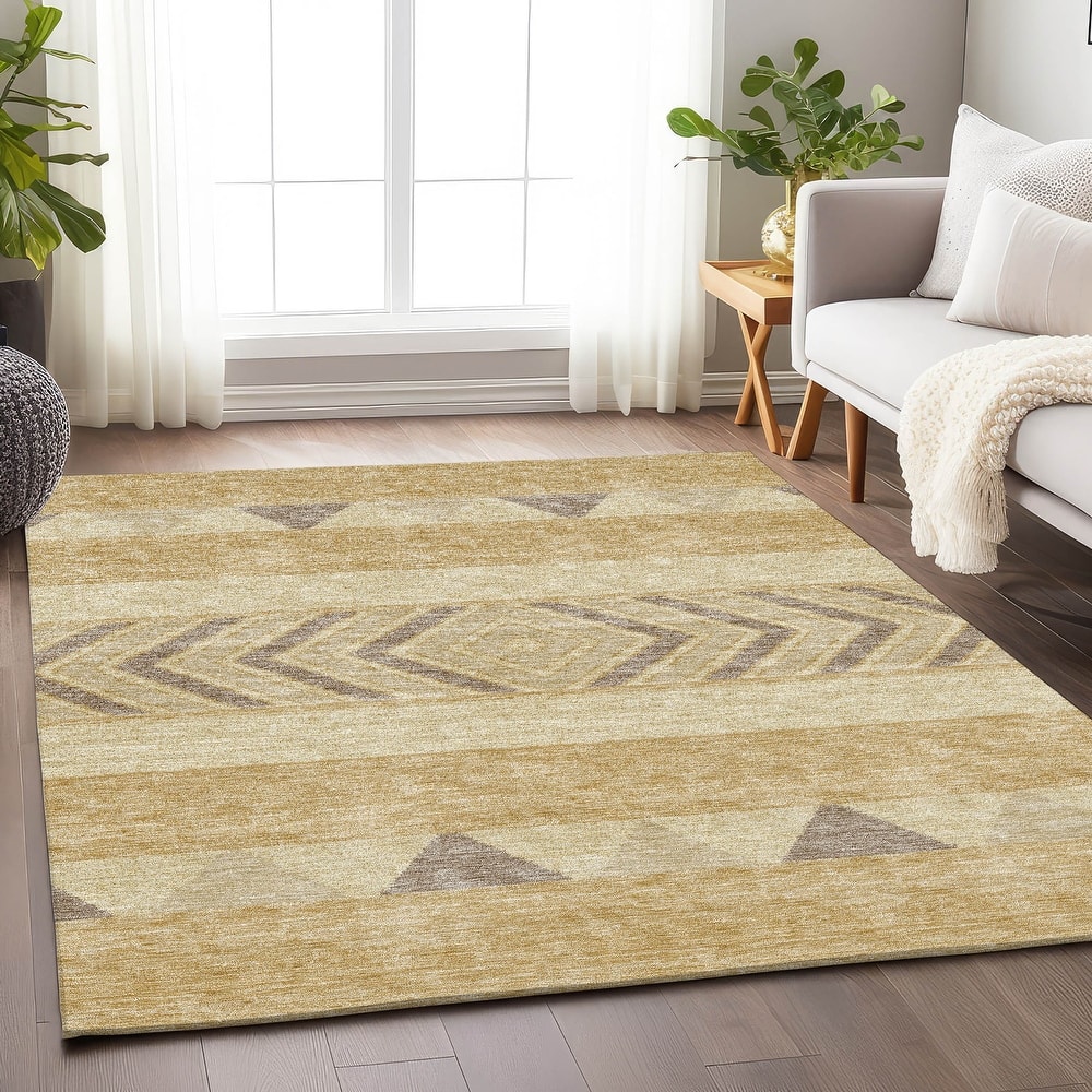 Premium Washable Super Soft Southwest Ombre Mayfield Rug