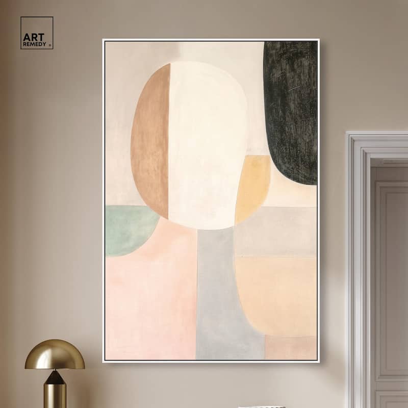 Soft Cubism I Canvas by Art Remedy