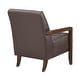 preview thumbnail 14 of 71, Leland Leather Match Accent Chair