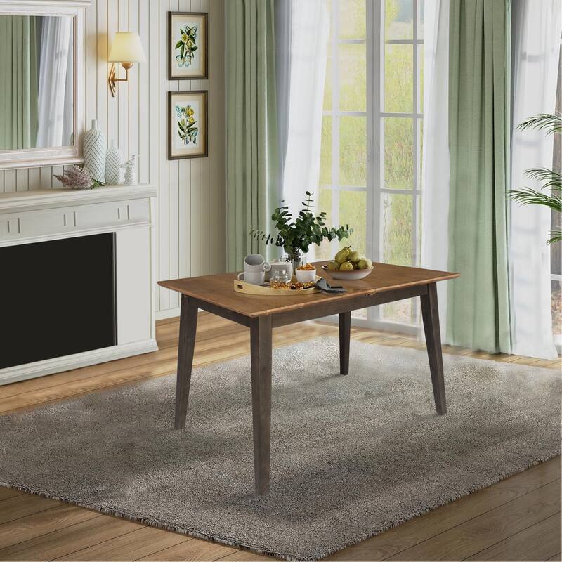 International Concepts Solid Wood 60" Butterfly Extension Dining Table