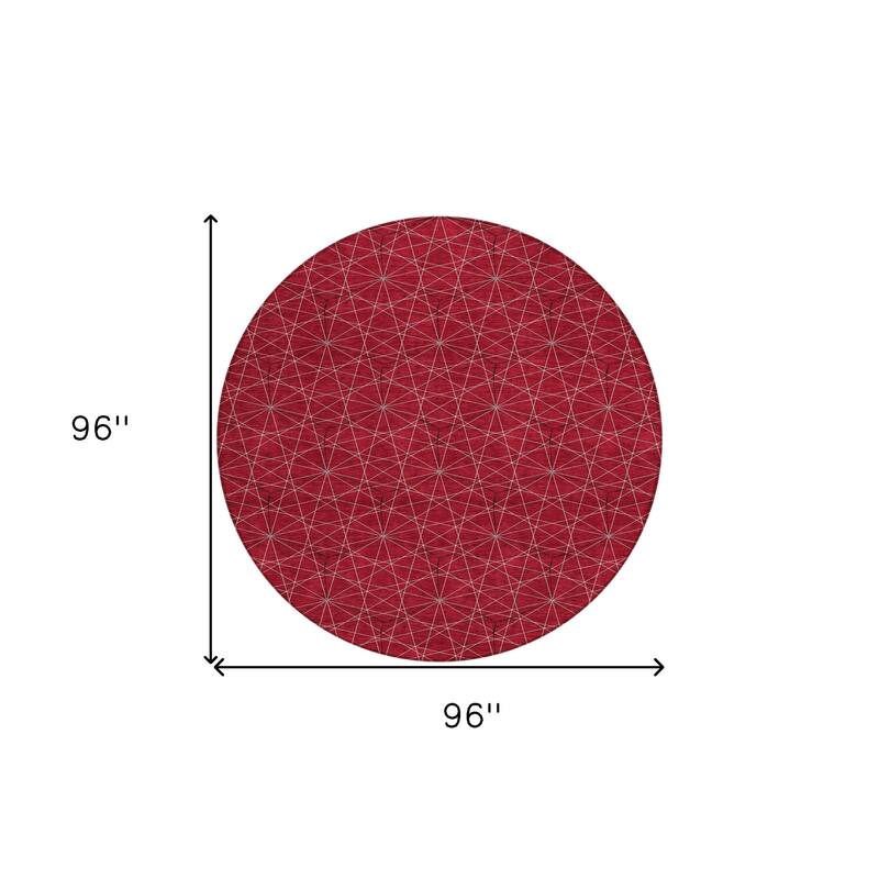 HomeRoots Geometric Transitional Rectangle Outdoor Rug
